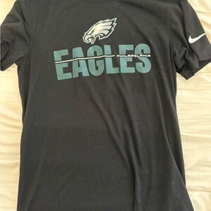 Eagles Nike Black Dri-FIT Tee
